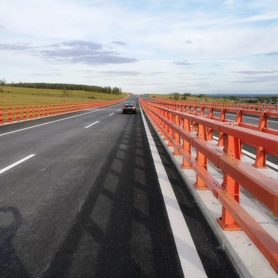 福建莆田201不銹鋼復合管護欄高速公路防撞欄綠洲護欄