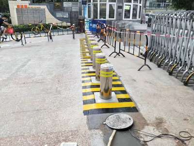 全自動升降柱 廣州景區智慧化道路設施的革新應用